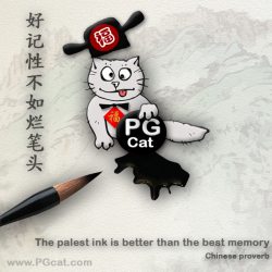 The palest ink is better than the best memory. | 好记性不如烂笔头